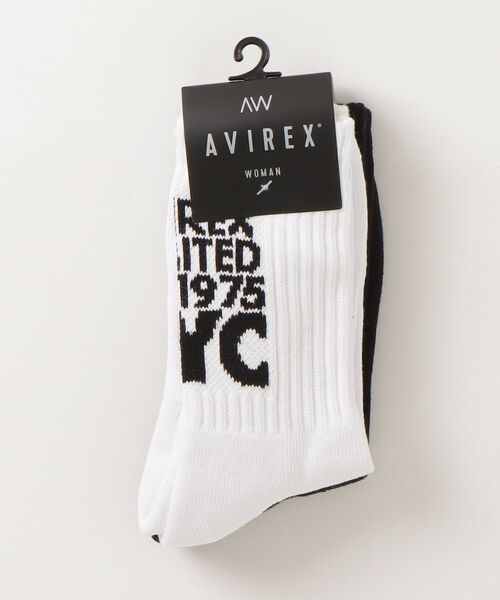 AVIREX（アヴィレックス）の「《直営店限定》JACQUARD AVIREX NYC SOCKS（ソックス/靴下・レディース・ブラック・F）」の12枚目の写真