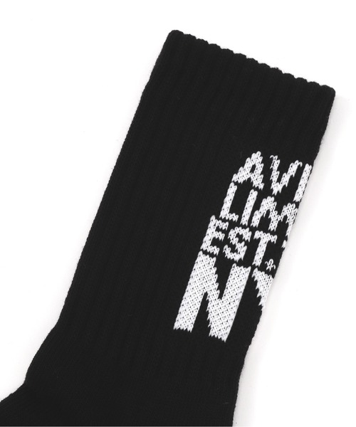 AVIREX（アヴィレックス）の「《直営店限定》JACQUARD AVIREX NYC SOCKS（ソックス/靴下・レディース・ブラック・F）」の3枚目の写真
