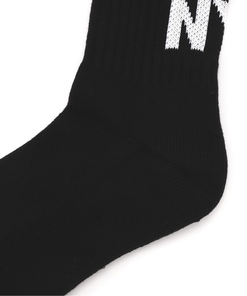 AVIREX（アヴィレックス）の「《直営店限定》JACQUARD AVIREX NYC SOCKS（ソックス/靴下・レディース・ブラック・F）」の4枚目の写真