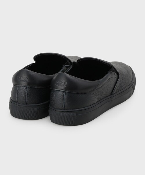 TAKEO KIKUCHI(タケオキクチ)の「レザースリッポン(スニーカー・メンズ・ブラック/ホワイト・70/60)」の5枚目の写真