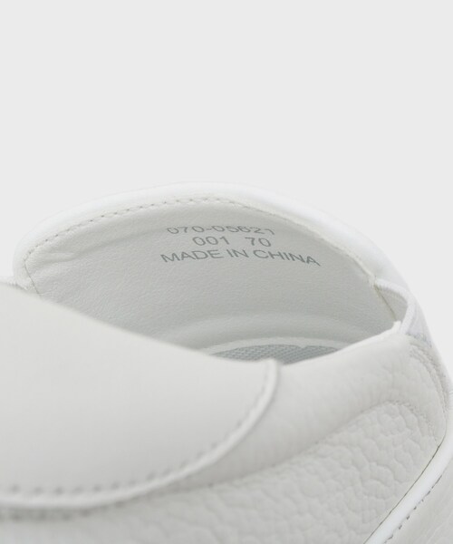 TAKEO KIKUCHI(タケオキクチ)の「レザースリッポン(スニーカー・メンズ・ブラック/ホワイト・70/60)」の9枚目の写真