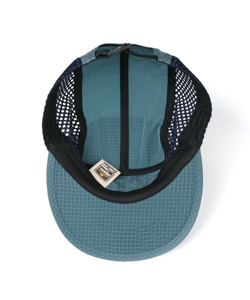 The DUFFER of ST.GEORGE（ザダファーオブセントジョージ）の「TECH RIPSTOP TRAIL MESH CAP：リップストップ×メッシュ コンビネーション トレイルキャップ（キャップ・メンズ・ブラック/ブルー・F）」の16枚目の写真