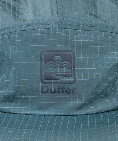 The DUFFER of ST.GEORGE（ザダファーオブセントジョージ）の「TECH RIPSTOP TRAIL MESH CAP：リップストップ×メッシュ コンビネーション トレイルキャップ（キャップ・メンズ・ブラック/ブルー・F）」の17枚目の写真