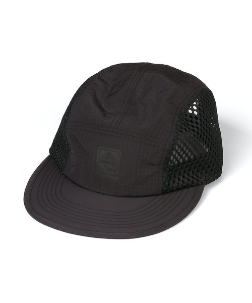 The DUFFER of ST.GEORGE（ザダファーオブセントジョージ）の「TECH RIPSTOP TRAIL MESH CAP：リップストップ×メッシュ コンビネーション トレイルキャップ（キャップ・メンズ・ブラック/ブルー・F）」の12枚目の写真