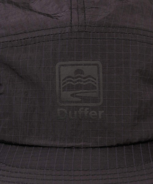 The DUFFER of ST.GEORGE（ザダファーオブセントジョージ）の「TECH RIPSTOP TRAIL MESH CAP：リップストップ×メッシュ コンビネーション トレイルキャップ（キャップ・メンズ・ブラック/ブルー・F）」の18枚目の写真