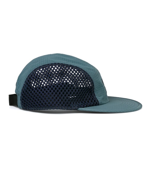 The DUFFER of ST.GEORGE（ザダファーオブセントジョージ）の「TECH RIPSTOP TRAIL MESH CAP：リップストップ×メッシュ コンビネーション トレイルキャップ（キャップ・メンズ・ブラック/ブルー・F）」の14枚目の写真