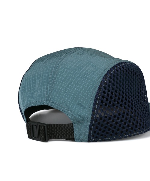 The DUFFER of ST.GEORGE（ザダファーオブセントジョージ）の「TECH RIPSTOP TRAIL MESH CAP：リップストップ×メッシュ コンビネーション トレイルキャップ（キャップ・メンズ・ブラック/ブルー・F）」の15枚目の写真