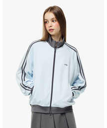 NDY（エヌディーワイ）の「ルーズフィットクラシックNYトラックトップスカイブルー（ナイロンジャケット）」