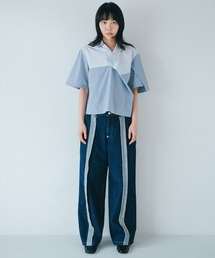 【soduk】26SS新作 center seam denim trousers / センターシームデニムトラウザー