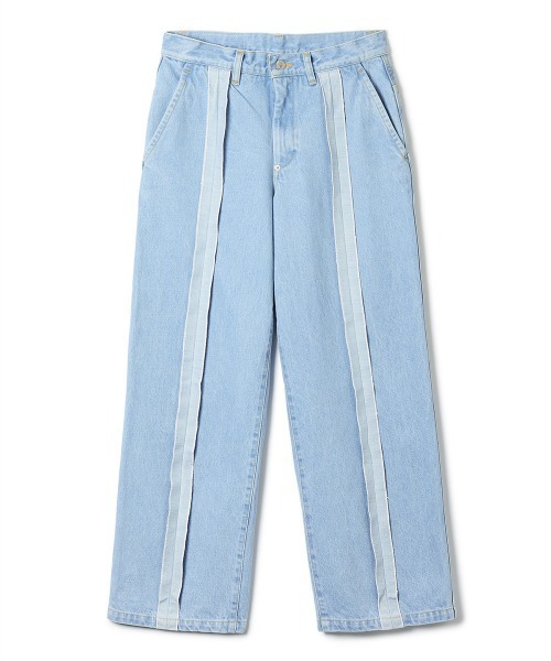 soduk(スドーク)の「【soduk】26SS新作 center seam denim trousers / センターシームデニムトラウザー(デニムパンツ・レディース・インディゴブルー/ブルー・MEDIUM/SMALL)」の15枚目の写真