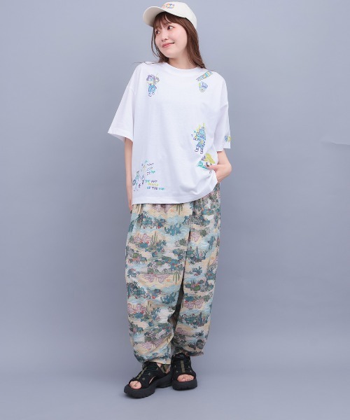 チチカカ(チチカカ)の「カッチーナ刺繍Tシャツ(Tシャツ/カットソー・レディース・マスタード/ブラック/ホワイト・FREE)」の17枚目の写真