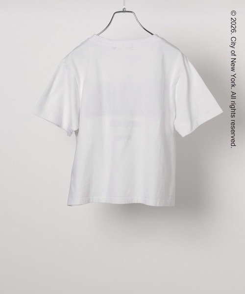 Andemiu(アンデミュウ)の「【NYC】TAXI AND LIMOUSINE T 651906(Tシャツ/カットソー・レディース・ホワイト/ダークブラウン・FREE)」の10枚目の写真