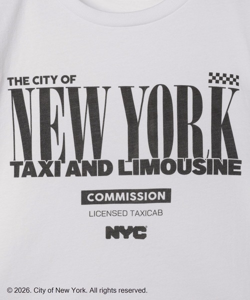 Andemiu(アンデミュウ)の「【NYC】TAXI AND LIMOUSINE T 651906(Tシャツ/カットソー・レディース・ホワイト/ダークブラウン・FREE)」の14枚目の写真