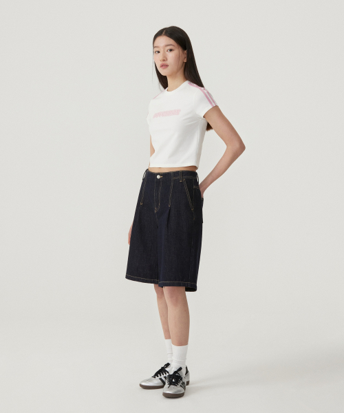 COVERNAT WOMAN（カバーナットウーマン）の「ウーマンデニムバミューダパンツインディゴ（デニムパンツ・レディース・その他・WS/WM）」の5枚目の写真