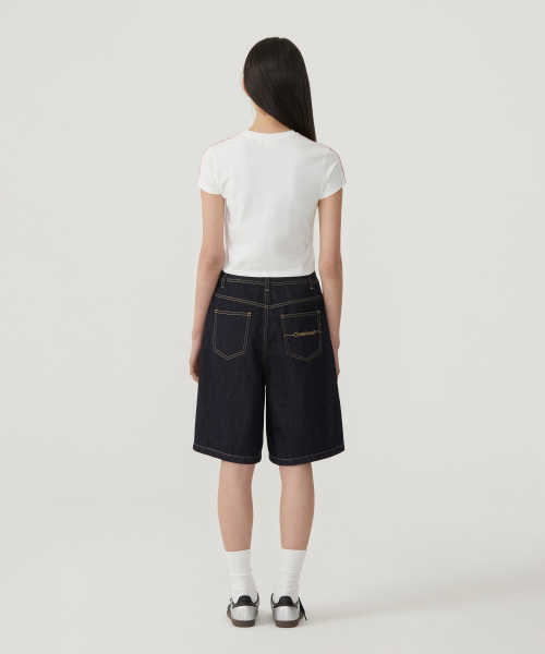COVERNAT WOMAN（カバーナットウーマン）の「ウーマンデニムバミューダパンツインディゴ（デニムパンツ・レディース・その他・WS/WM）」の6枚目の写真