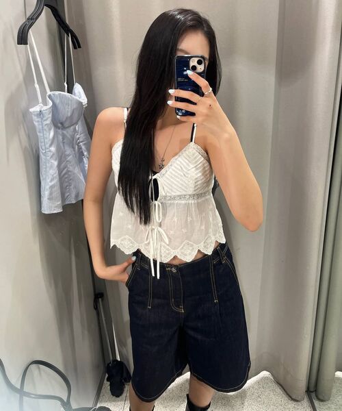 COVERNAT WOMAN（カバーナットウーマン）の「ウーマンデニムバミューダパンツインディゴ（デニムパンツ・レディース・その他・WS/WM）」の9枚目の写真