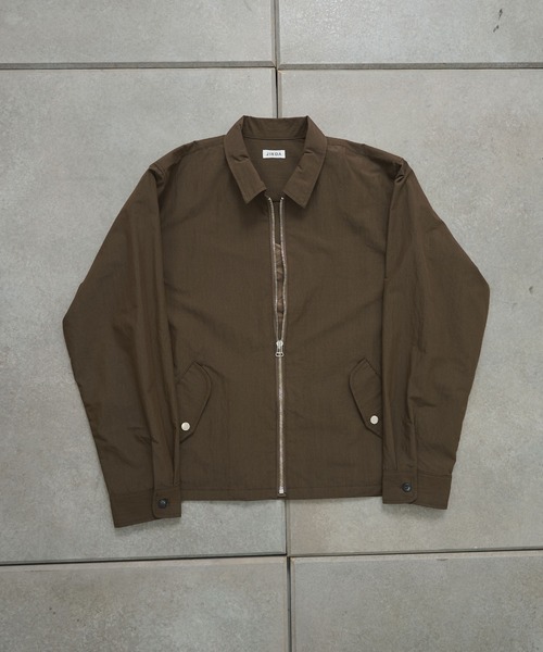 Jieda（ジエダ）の「【Jieda/ジエダ】別注 ZIP SHIRT（ブルゾン・メンズ・ブラウン/ブラック・1/2）」の2枚目の写真