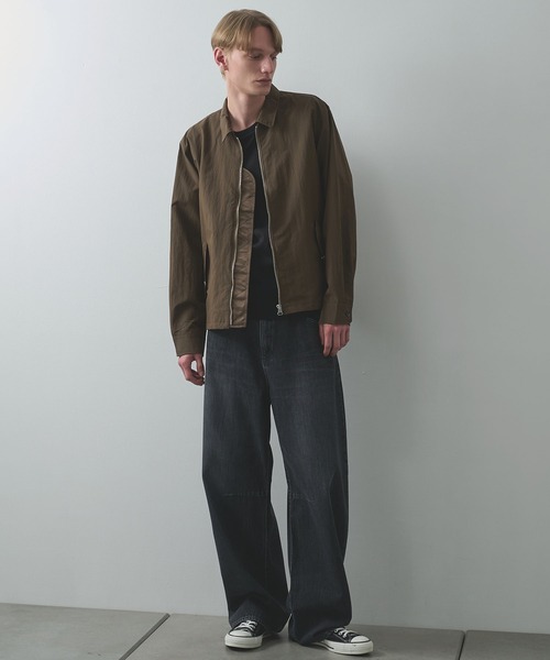 Jieda（ジエダ）の「【Jieda/ジエダ】別注 ZIP SHIRT（ブルゾン・メンズ・ブラウン/ブラック・1/2）」の7枚目の写真