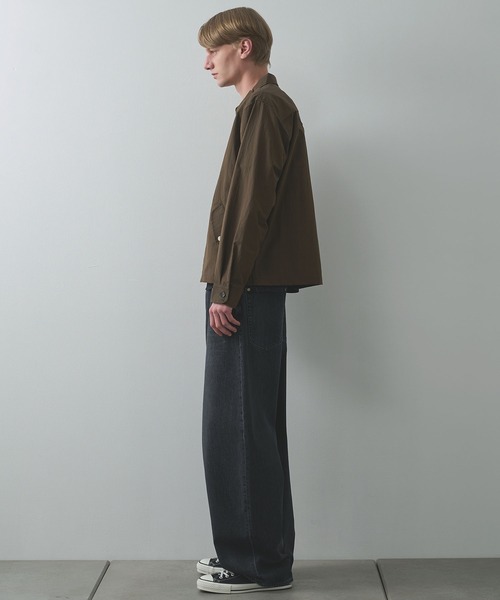 Jieda（ジエダ）の「【Jieda/ジエダ】別注 ZIP SHIRT（ブルゾン・メンズ・ブラウン/ブラック・1/2）」の10枚目の写真