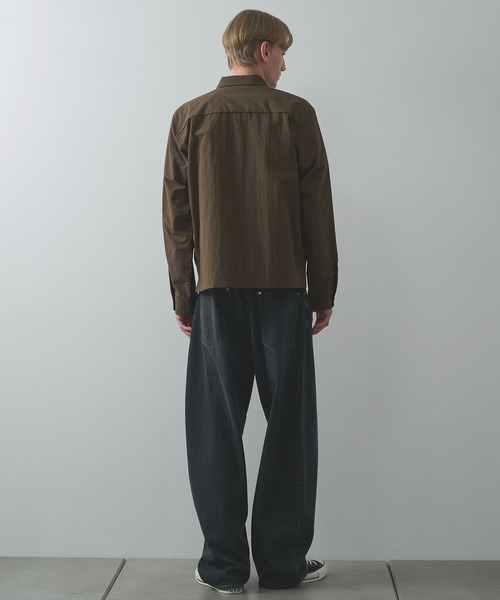 Jieda（ジエダ）の「【Jieda/ジエダ】別注 ZIP SHIRT（ブルゾン・メンズ・ブラウン/ブラック・1/2）」の11枚目の写真