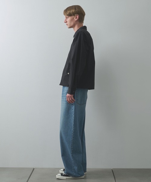 Jieda（ジエダ）の「【Jieda/ジエダ】別注 ZIP SHIRT（ブルゾン・メンズ・ブラウン/ブラック・1/2）」の5枚目の写真