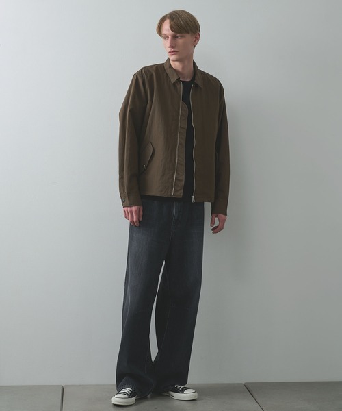 Jieda（ジエダ）の「【Jieda/ジエダ】別注 ZIP SHIRT（ブルゾン・メンズ・ブラウン/ブラック・1/2）」の8枚目の写真