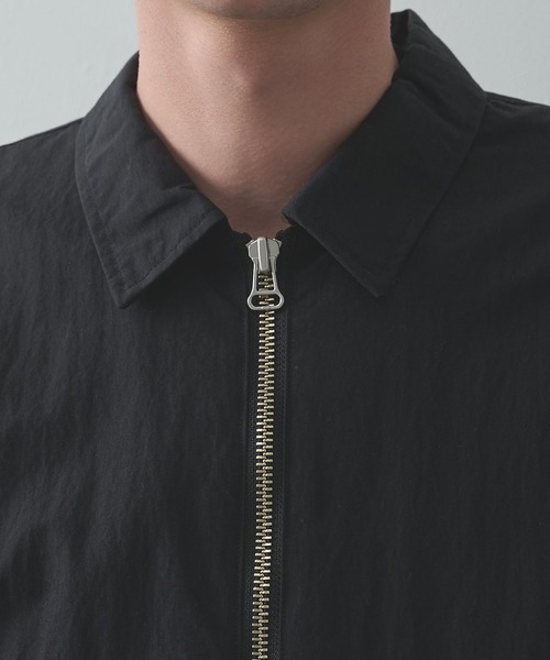 Jieda（ジエダ）の「【Jieda/ジエダ】別注 ZIP SHIRT（ブルゾン・メンズ・ブラウン/ブラック・1/2）」の15枚目の写真