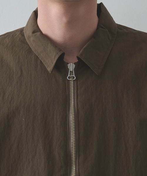 Jieda（ジエダ）の「【Jieda/ジエダ】別注 ZIP SHIRT（ブルゾン・メンズ・ブラウン/ブラック・1/2）」の20枚目の写真