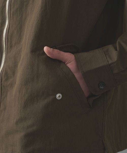 Jieda（ジエダ）の「【Jieda/ジエダ】別注 ZIP SHIRT（ブルゾン・メンズ・ブラウン/ブラック・1/2）」の21枚目の写真