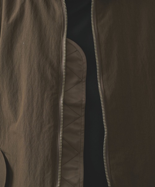 Jieda（ジエダ）の「【Jieda/ジエダ】別注 ZIP SHIRT（ブルゾン・メンズ・ブラウン/ブラック・1/2）」の22枚目の写真