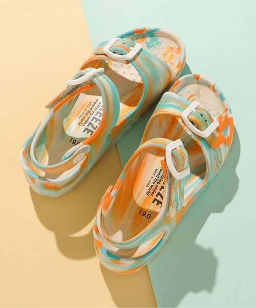 BREEZE（ブリーズ）の「EVAサンダル（サンダル・キッズ・その他11/オレンジ/ベージュ/ブルー/ピンク/サックスブルー/ブラック・22/21/20/19/18/17/16/15 /14/13）」の6枚目の写真