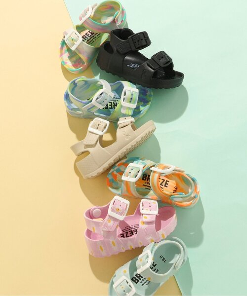 BREEZE（ブリーズ）の「EVAサンダル（サンダル・キッズ・その他11/オレンジ/ベージュ/ブルー/ピンク/サックスブルー/ブラック・22/21/20/19/18/17/16/15 /14/13）」の18枚目の写真