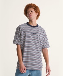VANS | CAMERON ストライプ ニットTシャツ / Cameron Stripe SS Knit Parisia VN000P8MGWB1(Tシャツ/カットソー)
