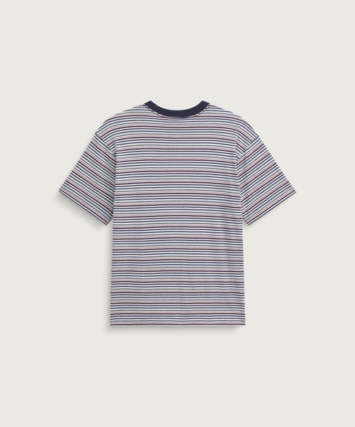 VANS（バンズ）の「CAMERON ストライプ ニットTシャツ / Cameron Stripe SS Knit Parisia VN000P8MGWB1（Tシャツ/カットソー・メンズ・ストライプ・X-LARGE/SMALL/MEDIUM/LARGE）」の5枚目の写真