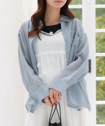 MARY QUANT（マリークワント）の「シアーUVシャツ ブラウス（シャツ/ブラウス）」