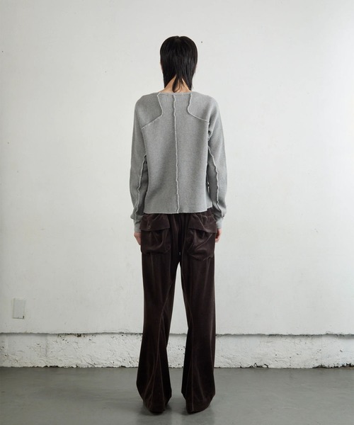 NVRFRGT（ネヴァーフォーゲット）の「【NVRFRGT】WAFFLE THERMAL LONG SLEEVE T-SHIRT（Tシャツ/カットソー・メンズ・グレー/ブラック/ホワイト・3/2/1）」の15枚目の写真