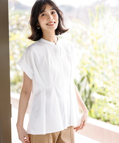 ANY SIS（エニィスィス）の「カナパウエストタック プルオーバー（Tシャツ/カットソー・レディース・グレー系/ネイビー系/スカイブルー系・MEDIUM）」の9枚目の写真