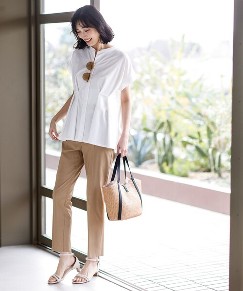 ANY SIS（エニィスィス）の「カナパウエストタック プルオーバー（Tシャツ/カットソー・レディース・グレー系/ネイビー系/スカイブルー系・MEDIUM）」の10枚目の写真