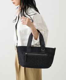 russet | ナイロンラフィア×クラウズナイロン コンビ2WAYトートバッグ(トートバッグ)