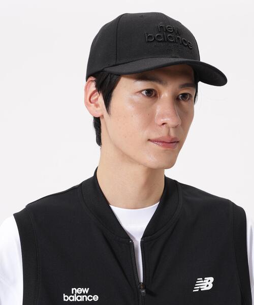 New Balance Golf(ニューバランスゴルフ)の「【new balance golf】セミカーブドブリムキャップ (MENS)(キャップ・メンズ・ホワイト/ネイビー/ブラック・FREE)」の4枚目の写真