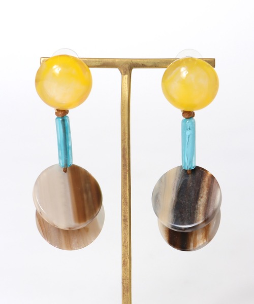 Cepica（セピカ）の「カスタネットピアス（ピアス（両耳用）・レディース・ブルー/イエロー・FREE）」の13枚目の写真