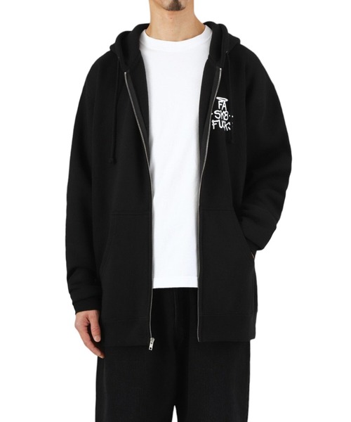 FUCKING AWESOME（ファッキングオーサム）の「FUCKING AWESOME / ファッキンオーサム：SK8 Fucks Zip Hoodie：FA-SFZH[WAX]（パーカー・メンズ・ブラック・L）」の10枚目の写真