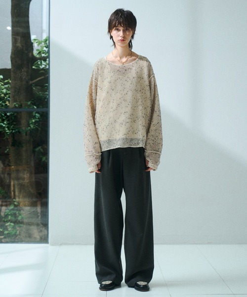 soerte（ソエルテ）の「Essential Minimal Straight Slacks / エッセンシャルミニマルストレートスラックス（スラックス・メンズ・ブラック/チャコールグレー/ブラウン・1/3/2）」の22枚目の写真