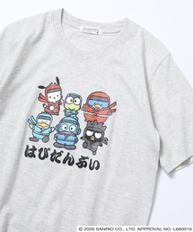 サンリオキャラクターズ  和柄天竺半袖Tシャツ