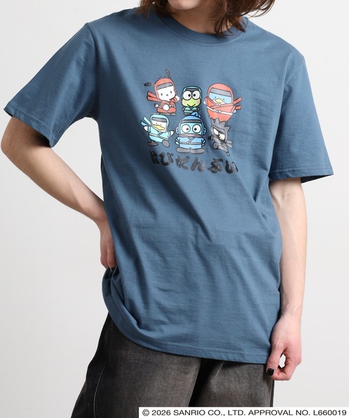 sanrio(サンリオ)の「サンリオキャラクターズ 和柄天竺半袖Tシャツ(Tシャツ/カットソー・レディース・ホワイト/ブラック/ブルーグレー/オートミール・LL/L/M)」の17枚目の写真