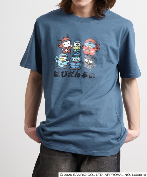 sanrio(サンリオ)の「サンリオキャラクターズ 和柄天竺半袖Tシャツ(Tシャツ/カットソー・レディース・ホワイト/ブラック/ブルーグレー/オートミール・LL/L/M)」の15枚目の写真