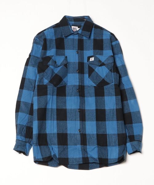 BIG BILL(ビッグビル)の「【T18】【BIG BILL/ビッグビル】121 PREMIUM FLANNEL WORK SHIRT(シャツ/ブラウス・メンズ・ブルー/レッド/その他1/ネイビー/ホワイト・SMALL/MEDIUM)」の7枚目の写真