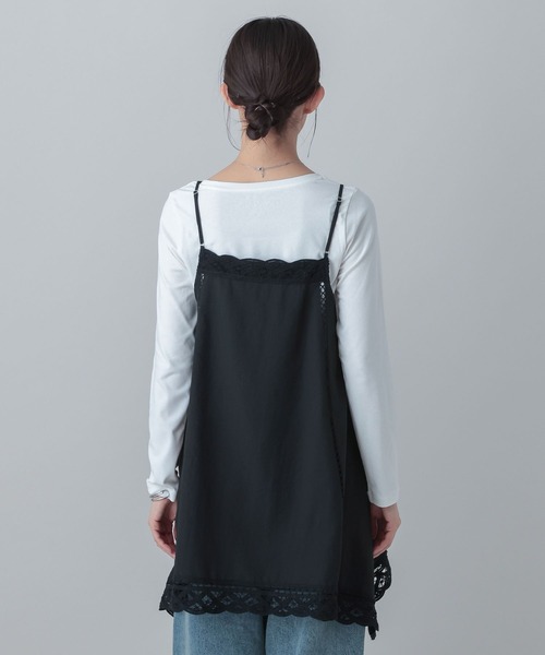 GLOBAL WORK(グローバルワーク)の「MATINEE LINE/バテンレースキャミチュニック/656175(その他トップス・レディース・ブラック/ホワイト系その他2・LARGE/MEDIUM)」の17枚目の写真