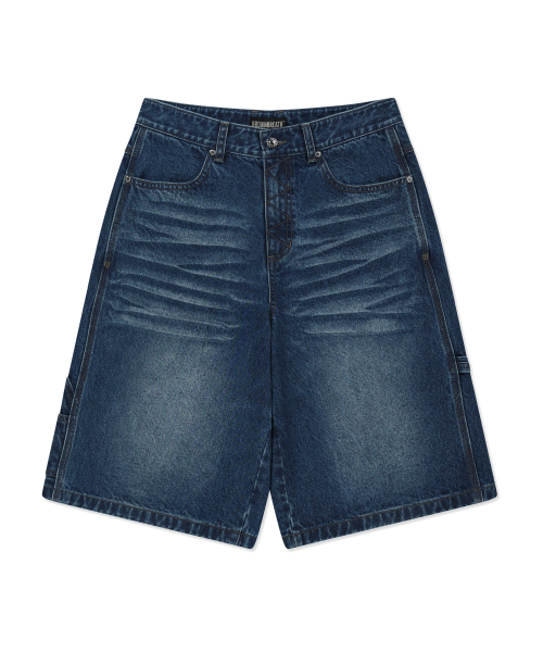 BROWNBREATH(ブラウンブレス)の「DENIM BERMUDA PANTS - BLUE(デニムパンツ・レディース・その他・SMALL/MEDIUM/LARGE/X-LARGE)」の1枚目の写真