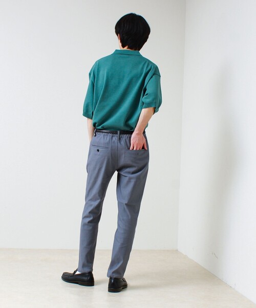 GLOSTER（グロスター）の「【快適ストレッチ】flexibleイージーパンツ（その他パンツ・メンズ・ライトグレー/インディゴブルー/チャコールグレー/グレイッシュベージュ・XL/L/M/S）」の9枚目の写真